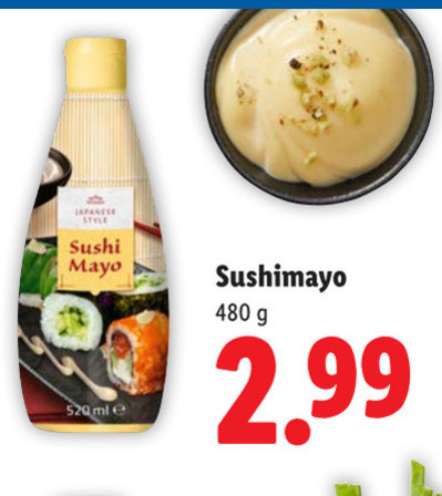 mayonaise japanese style sushi mayo ml folder aanbieding bij Lidl
