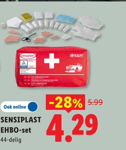 Sensiplast   ehboset folder aanbieding bij  Lidl - details