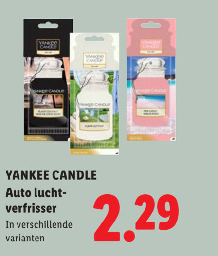 auto airconditioning verfrisser candle lucht 2 folder aanbieding bij Lidl