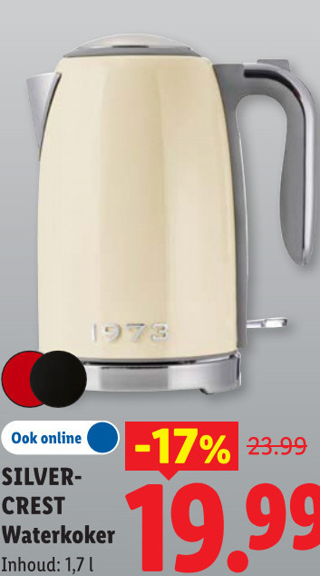 SilverCrest   waterkoker folder aanbieding bij  Lidl - details