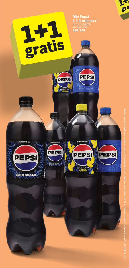 Pepsi   cola folder aanbieding bij  Albert&nbsp;Heijn - details