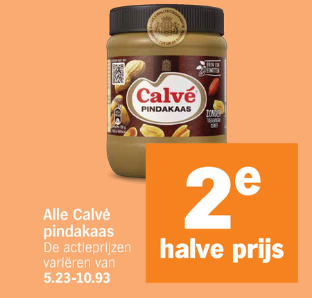 Calve   pindakaas folder aanbieding bij  Albert&nbsp;Heijn - details