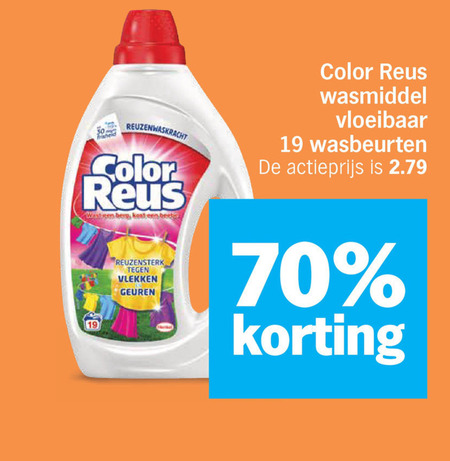 Color Reus   wasmiddel folder aanbieding bij  Albert&nbsp;Heijn - details