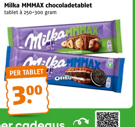 milka chocolade 300 chocoladetablet tablet oreo cadeaus folder aanbieding bij Poiesz Milka chocolade folder aanbieding bij Poiesz - details