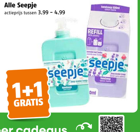 seepje handzeep 1 actieprijs 3.99 ds hardop cadeaus folder aanbieding bij Poiesz Seepje handzeep folder aanbieding bij Poiesz - details