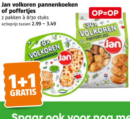    poffertjes, pannenkoek folder aanbieding bij  Poiesz - details