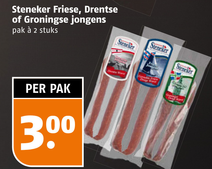 droge worst 2 300 friese drentse jongens pak stuks word jongen gerookte folder aanbieding bij Poiesz