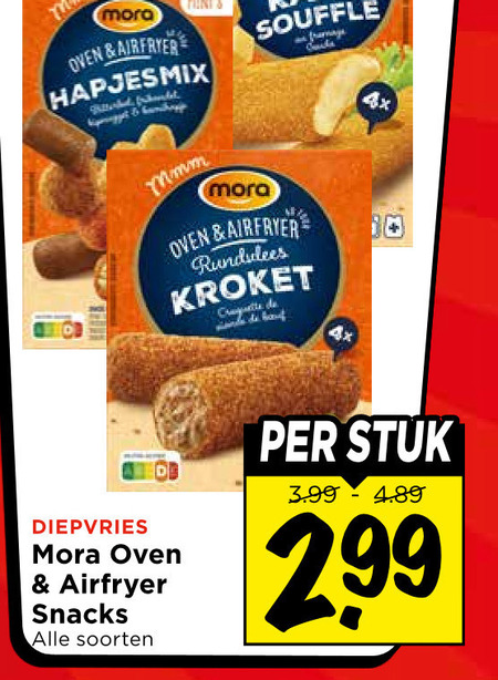 Mora   snack folder aanbieding bij  Vomar - details