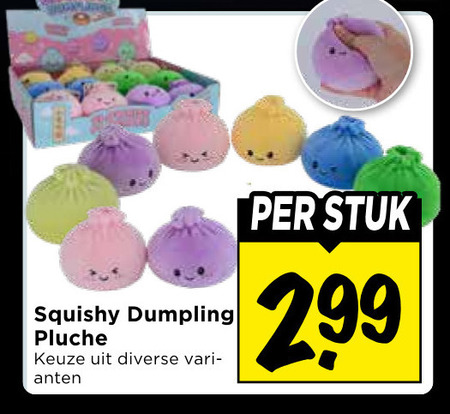 pluche en knuffels stuk folder aanbieding bij Vomar