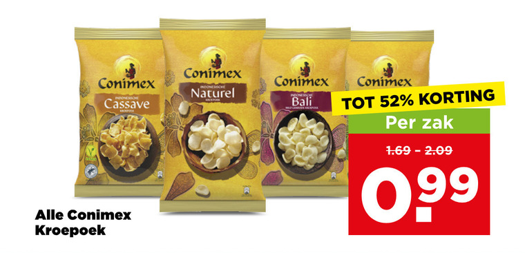 Conimex   kroepoek folder aanbieding bij  Plus - details
