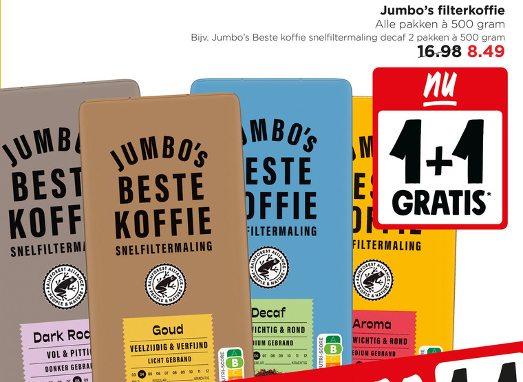 Jumbo Huismerk   koffie folder aanbieding bij  Jumbo - details