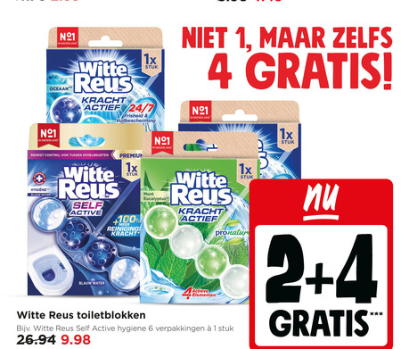 Witte Reus   toiletblok folder aanbieding bij  Jumbo - details