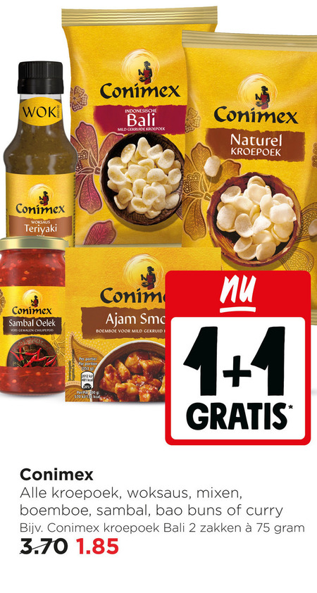 Conimex   boemboe, kroepoek folder aanbieding bij  Jumbo - details