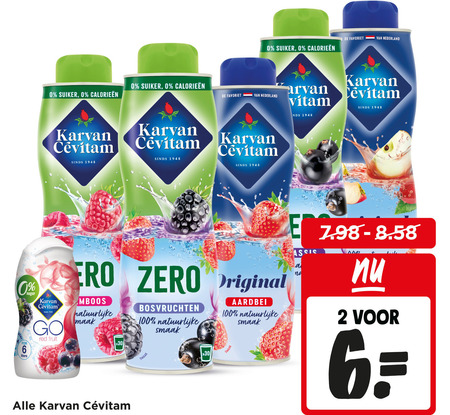 Karvan Cevitam   limonadesiroop folder aanbieding bij  Jumbo - details