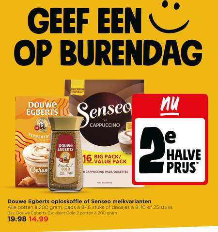 douwe egberts senseo oploskoffie koffiepads 2 6 8 10 16 25 200 anno cafe latte caranga excellent gold smooth cups nouveau cappuccino big pack pads posities halve nou potten stuks doosjes folder aanbieding bij Jumbo Douwe Egberts Senseo koffiepad, oploskoffie folder aanbieding bij Jumbo - details