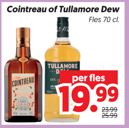 Cointreau   whisky, likeur folder aanbieding bij  Dekamarkt - details