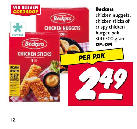 Beckers   kipsnacks folder aanbieding bij  Nettorama - details