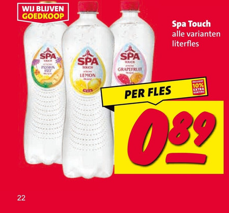 spa en fruit fruitdrank 10 22 touch passion bouchees lemon grapefruit fles folder aanbieding bij Nettorama Spa en Fruit fruitdrank folder aanbieding bij Nettorama - details