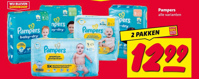 Pampers   luierbroekjes, luiers folder aanbieding bij  Nettorama - details