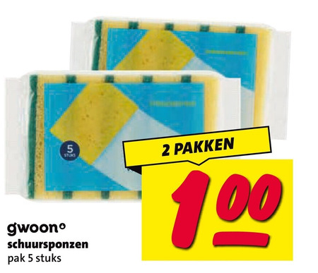    schuursponsjes folder aanbieding bij  Nettorama - details