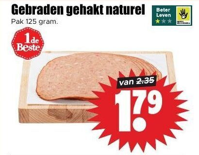 gebraden gehakt naturel pak beter leven 17 folder aanbieding bij Dirk