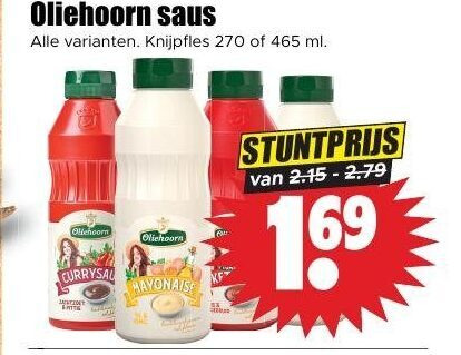 oliehoorn snacksaus mayonaise saus ml folder aanbieding bij Dirk Oliehoorn snacksaus, mayonaise folder aanbieding bij Dirk - details