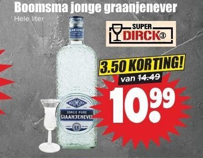 Boomsma   jenever folder aanbieding bij  Dirk - details