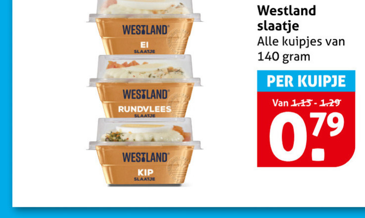 Westland   slaatje folder aanbieding bij  Hoogvliet - details