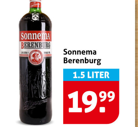 Sonnema   berenburg folder aanbieding bij  Hoogvliet - details