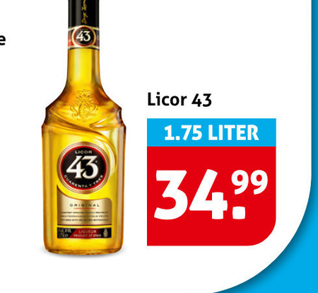 licor 43 likeur liter folder aanbieding bij Hoogvliet Licor 43 likeur folder aanbieding bij Hoogvliet - details