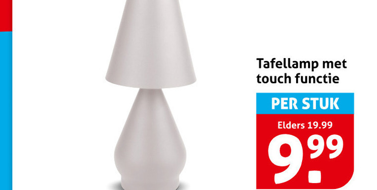 tafellampen tafellamp touch functie stuk elders folder aanbieding bij Hoogvliet