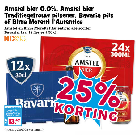 Birra Moretti   krat bier folder aanbieding bij  Boons&nbsp;Markt - details