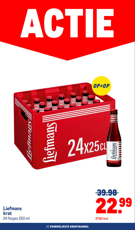 liefmans rose bier speciaalbieren 24 25 250 krat ml demons lemmon fruitesse groothandel folder aanbieding bij Makro Liefmans speciaalbier, rose bier folder aanbieding bij Makro - details