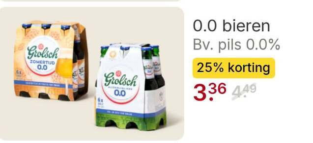 Grolsch   alcoholvrij bier folder aanbieding bij  Picnic - details