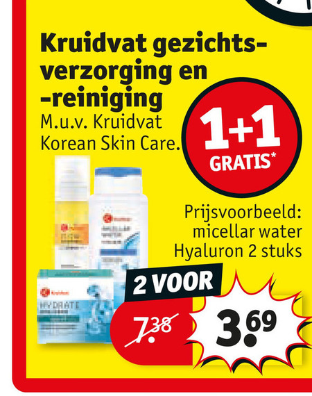 Kruidvat Huismerk   gezichtsverzorging folder aanbieding bij  Kruidvat - details