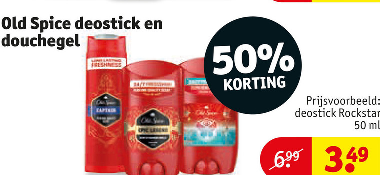Old Spice   douchegel, deodorant folder aanbieding bij  Kruidvat - details