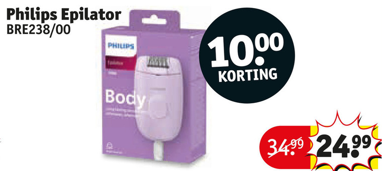 Philips   epileerapparaat folder aanbieding bij  Kruidvat - details