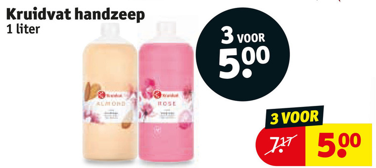 Kruidvat Huismerk   handzeep folder aanbieding bij  Kruidvat - details