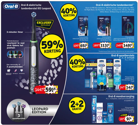 Braun Oral-B   electrische tandenborstel folder aanbieding bij  Kruidvat - details