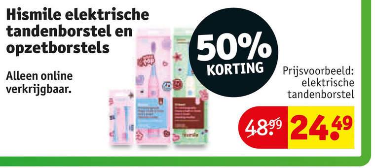 electrische tandenborstel 50 elektrische opzetborstels online folder aanbieding bij Kruidvat