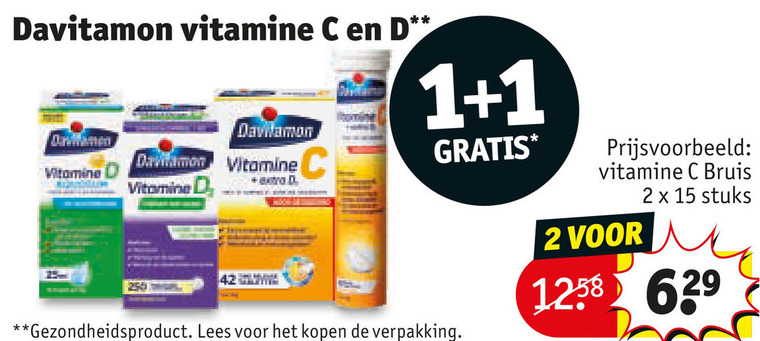 Davitamon   multivitaminen folder aanbieding bij  Kruidvat - details