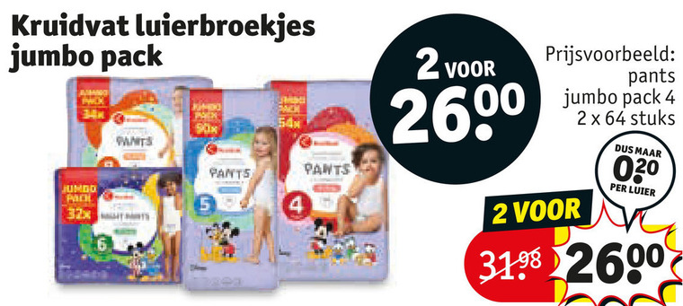 Kruidvat Huismerk   luierbroekjes folder aanbieding bij  Kruidvat - details