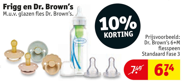 dr browns babyflesjes flesspenen 3 6 10 dr. glazen fles flesspeen fase folder aanbieding bij Kruidvat Dr Browns babyflesje, flesspeen folder aanbieding bij Kruidvat - details