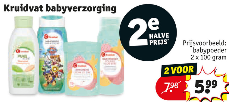 Kruidvat Huismerk   babyverzorging folder aanbieding bij  Kruidvat - details