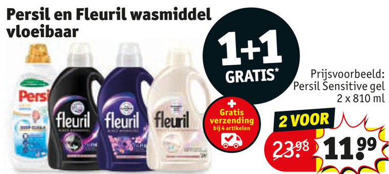 persil fleuril wasmiddel 1 2 4 810 vloeibaar verzending artikelen sensitive gel ml folder aanbieding bij Kruidvat Fleuril wasmiddel folder aanbieding bij Kruidvat - details