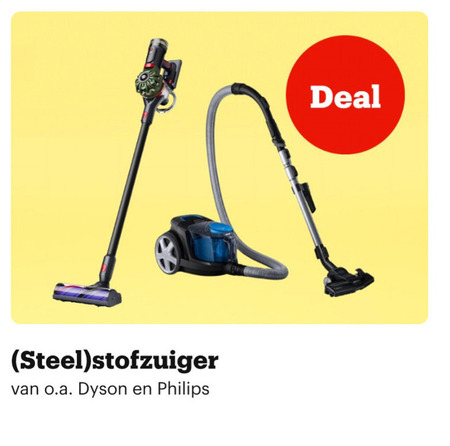 Dyson   steelstofzuiger folder aanbieding bij  Bol.com - details