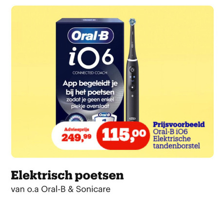 braun oral-b electrische tandenborstel oral b connected coach begeleidt poetsen enkel plekje one 99 00 elektrische elektrisch sonicare folder aanbieding bij Bol.com Braun Oral-B electrische tandenborstel folder aanbieding bij Bol.com - details