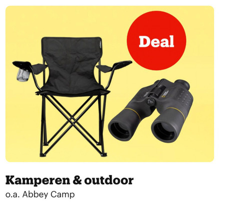 campingstoel deal kamperen outdoor o.a. abbey camp folder aanbieding bij Bol.com
