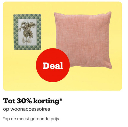 woningdecoratie 30 deal woonaccessoires folder aanbieding bij Bol.com