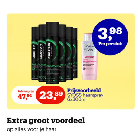 syoss hairspray 5 10000 3 elvive stuk hold old pray gloss dok 23 haarspray voordeel haar folder aanbieding bij Bol.com Syoss hairspray folder aanbieding bij Bol.com - details